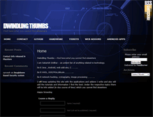 Tablet Screenshot of dwindlingthumbs.com